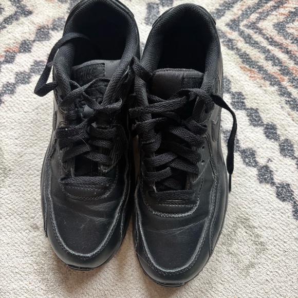 Nike Air Max SC triple black ALL LEATHER * fairly rare - Picture 2 of 16